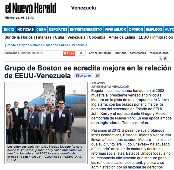 Miami Herald Grupo Boston 26:06:13 Español